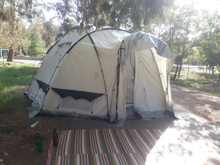 چادر کمپینگ بزرگ خارجی جنس ضد آب، باد، حشره