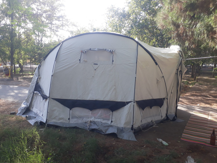 چادر کمپینگ بزرگ خارجی جنس ضد آب، باد، حشره