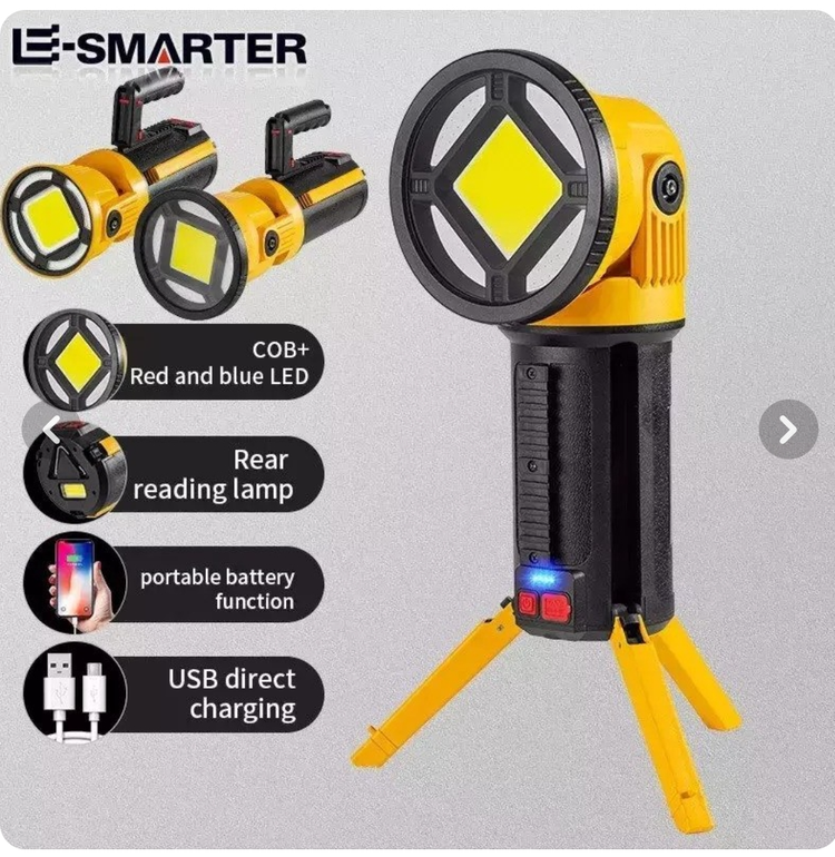 نورافکن LED شارژی مدلPowerMaster W5164-3
